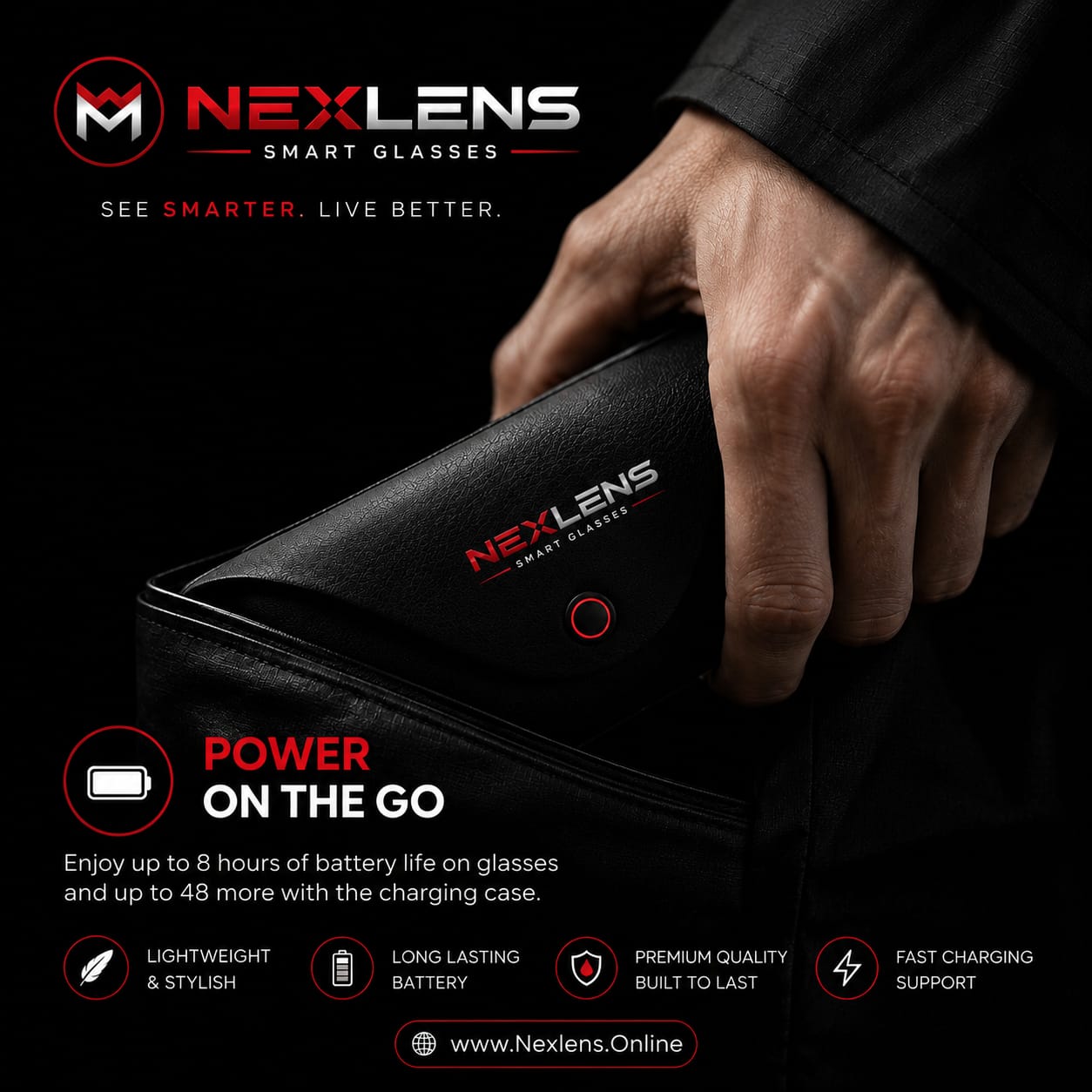 Smart Glasees Nexlens (A.I.M.E.T.A) Limited Edition