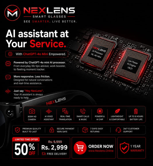Smart Glasees Nexlens (A.I.M.E.T.A) Limited Edition